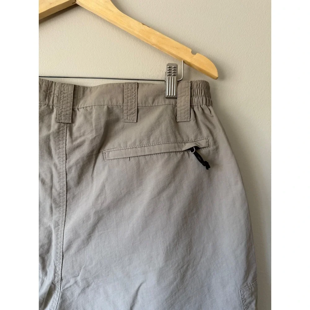 Red Head Brand Co Cargo Hiking Shorts 38 Khaki Tan Nylon Outdoor Utility